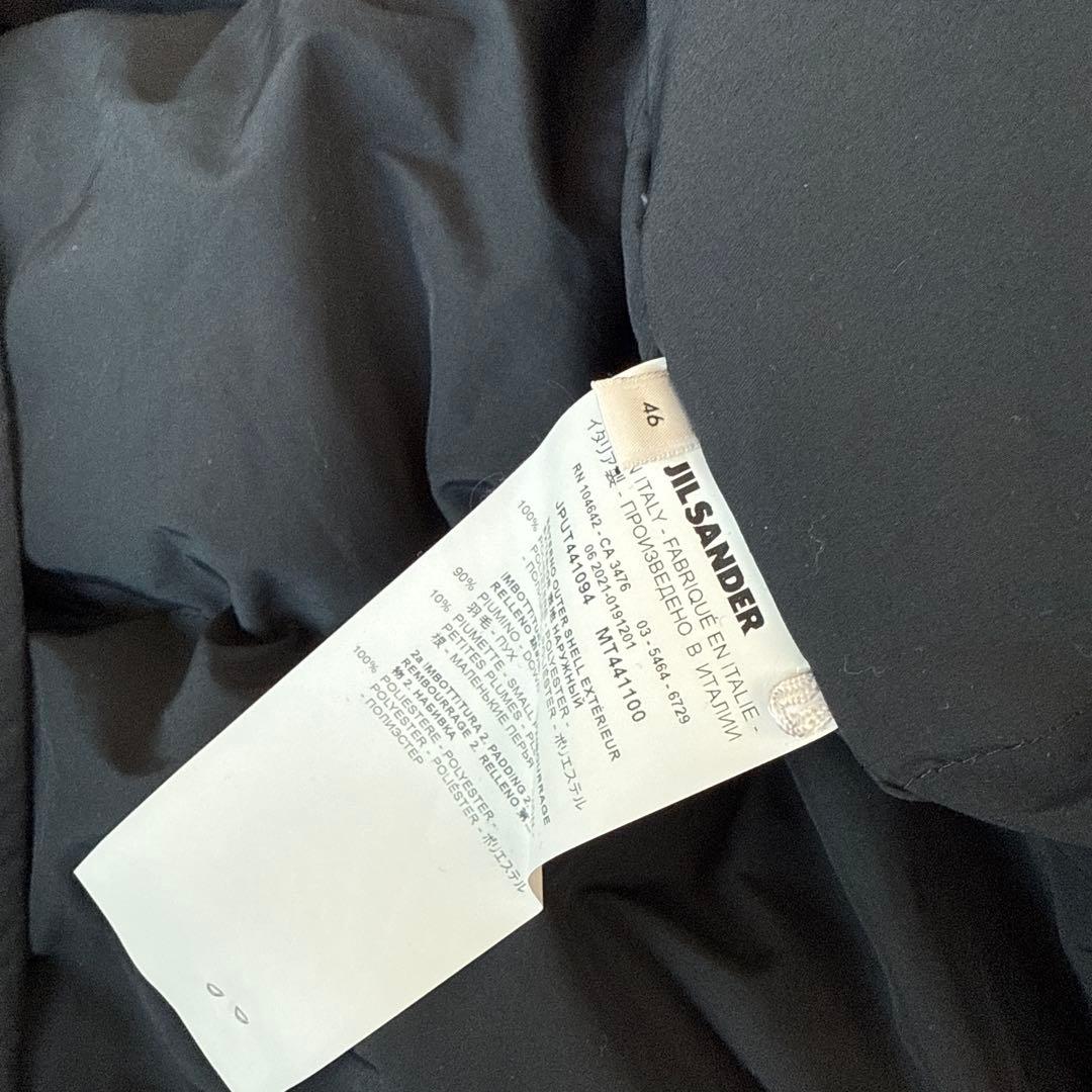 JIL SANDER ジルサンダー　フード付きダウンベスト