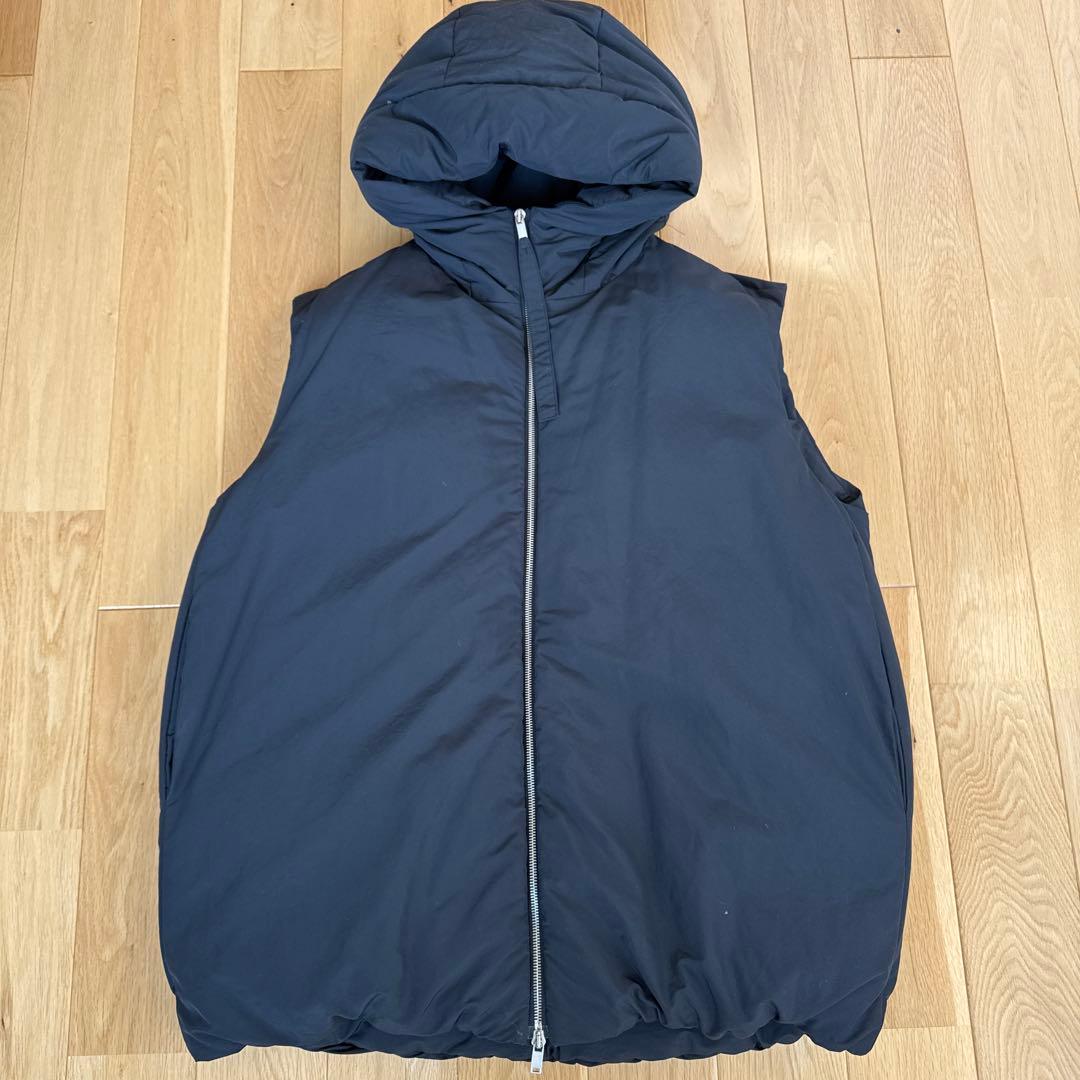 JIL SANDER ジルサンダー　フード付きダウンベスト