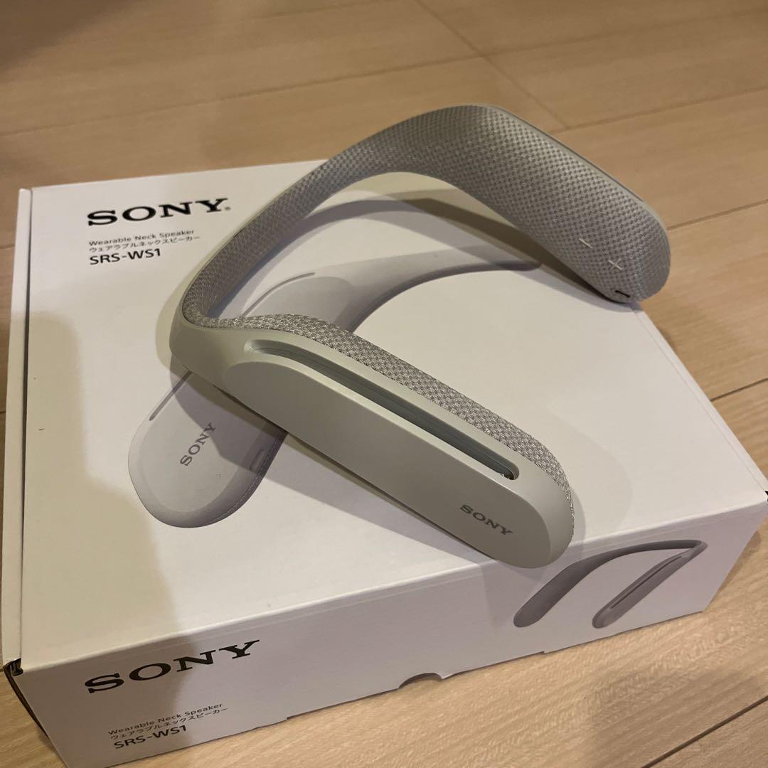 【美品】SONY ウェラブルネックスピーカー　SRS-WS1