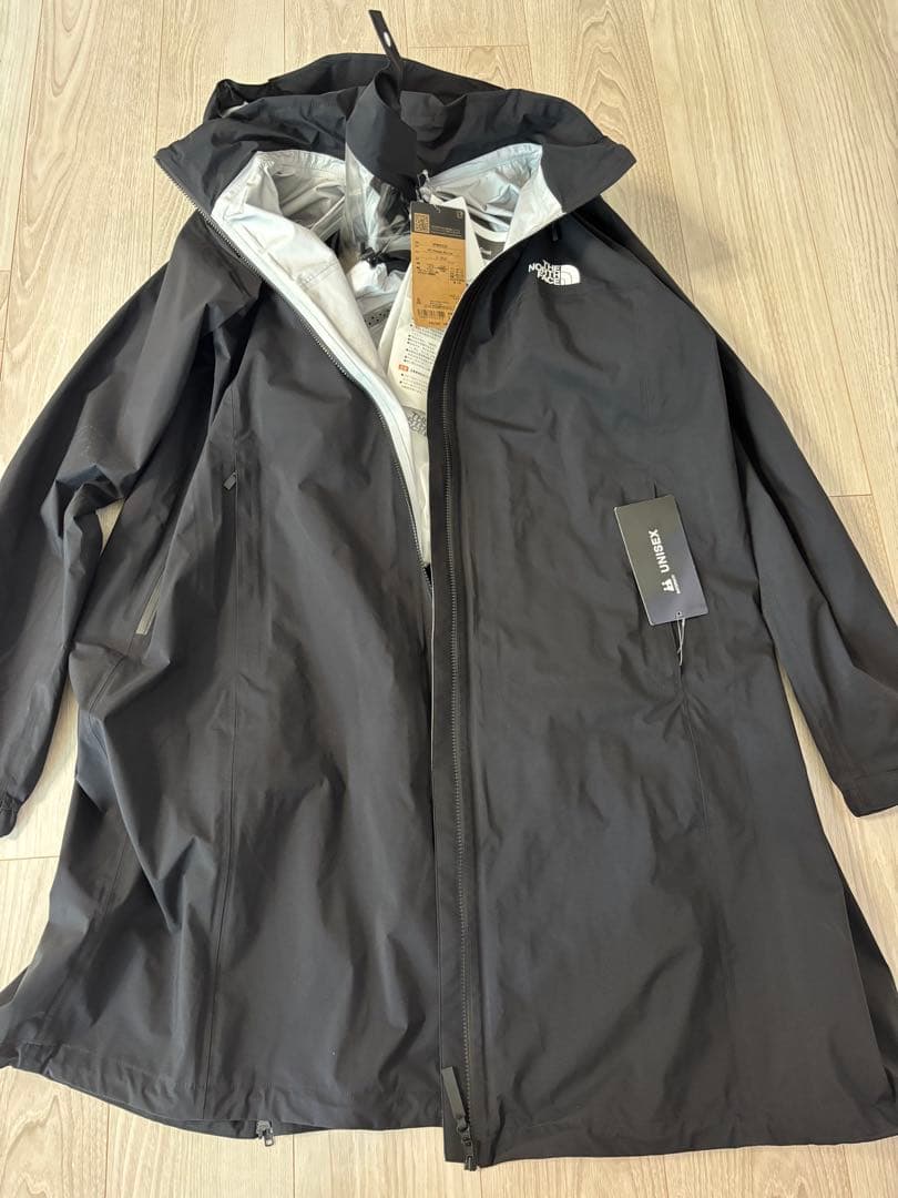 【未使用】ノースフェイス ピッカパックレインコート　ブラックM ユニセックス