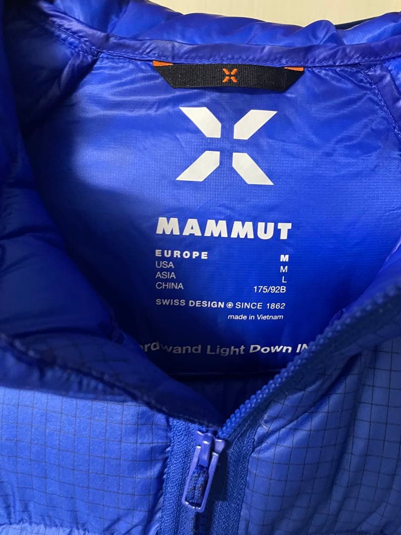 マムート　アイガー　ノードワン　ライトダウン　フーデッド　Lサイズ 超美品！