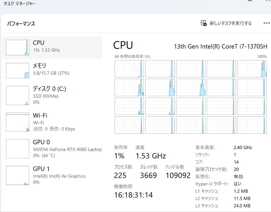 Windowsノート本体 Lenovo Yoga Pro 9i 14IRP8 13705H RTX4060