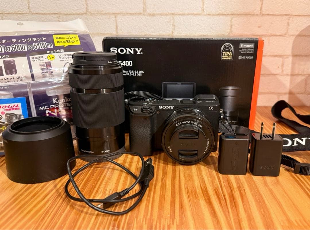 【超美品】 SONY α6400 ダブルズームレンズキット