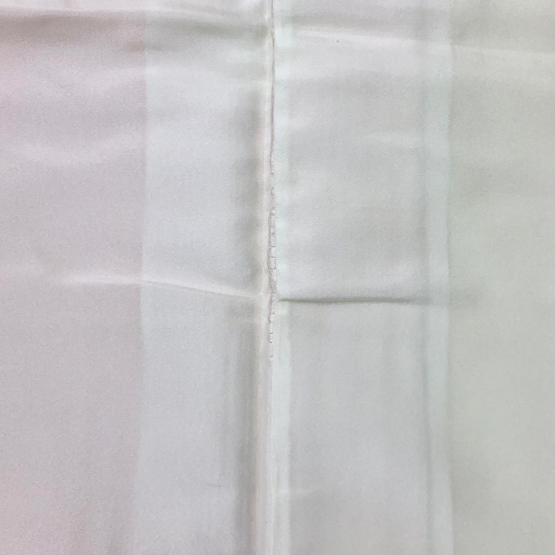 長襦袢 雪輪に蝶々 乙女色 半衿付 J-374