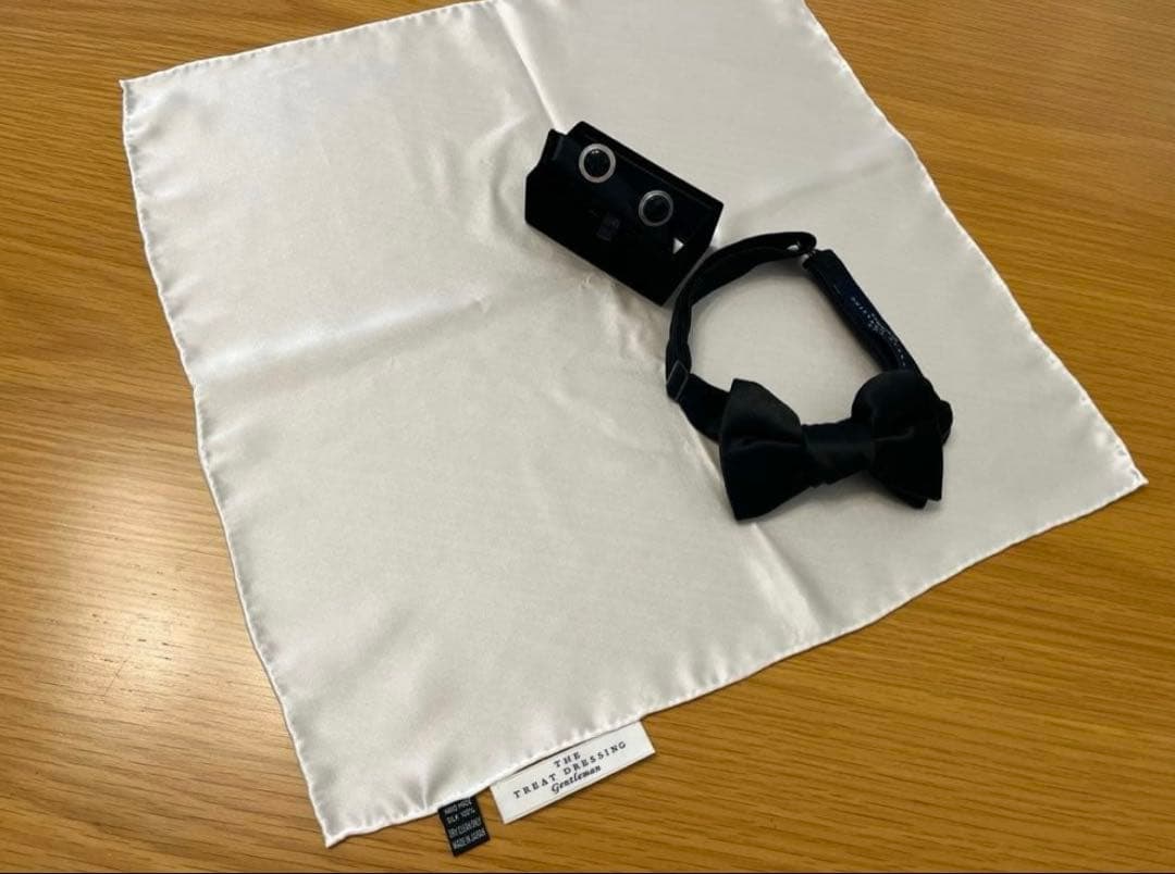 ザトリートドレッシング　ポケットチーフ 蝶ネクタイ カフス