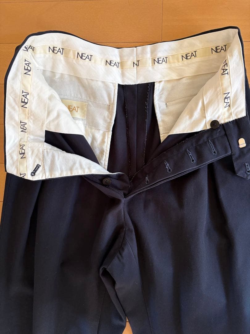 NEAT Cotton Twill Wide ネイビー