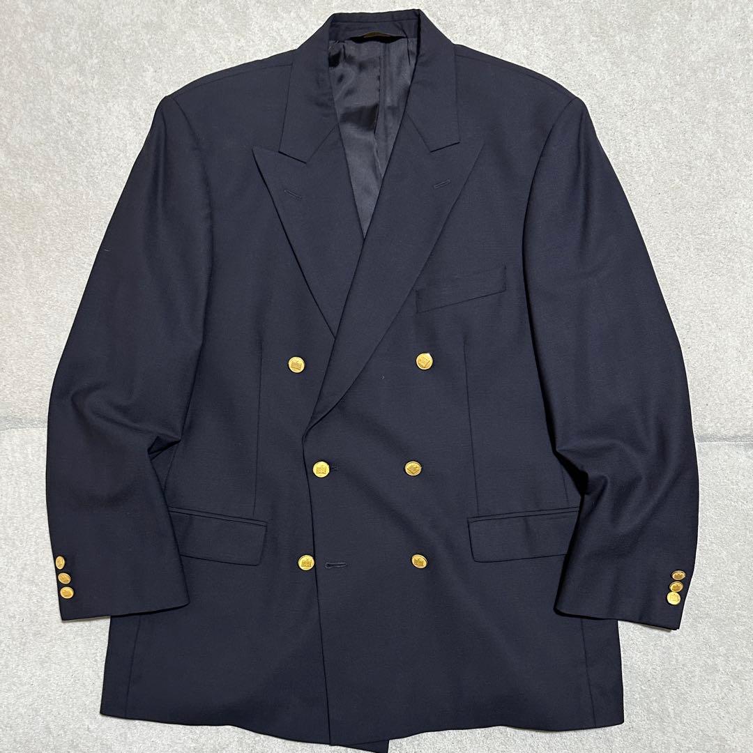 ゆ*ん様 42(XL) 大きいサイズ‼️　ダブル　ブルックスブラザーズ　紺ブレザ