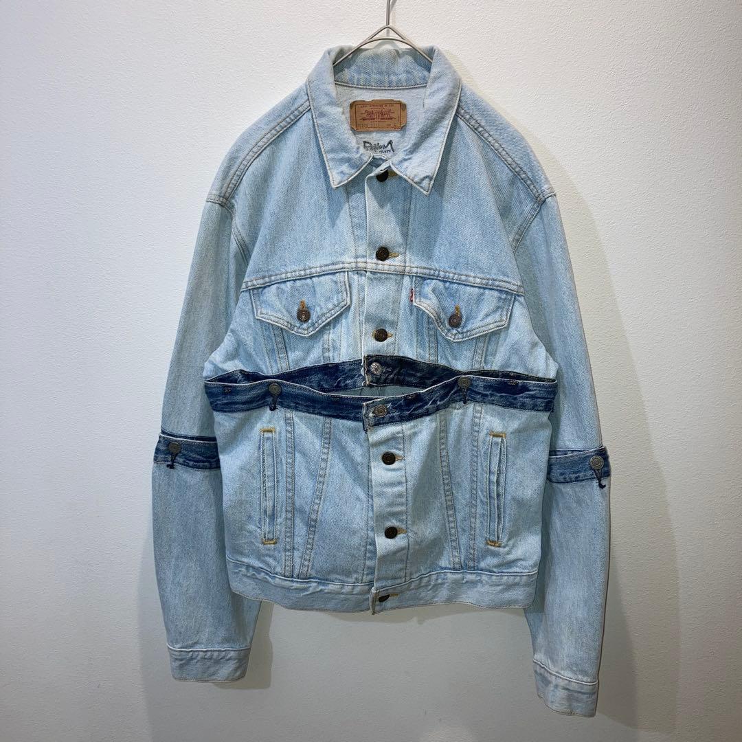 BONUM LEVI'S リメイク デニムジャケット　Gジャン　Lサイズ