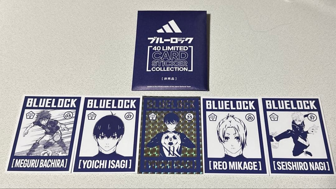 【非売品】日本代表チーム公式サプライヤーadidas ブルーロック5枚