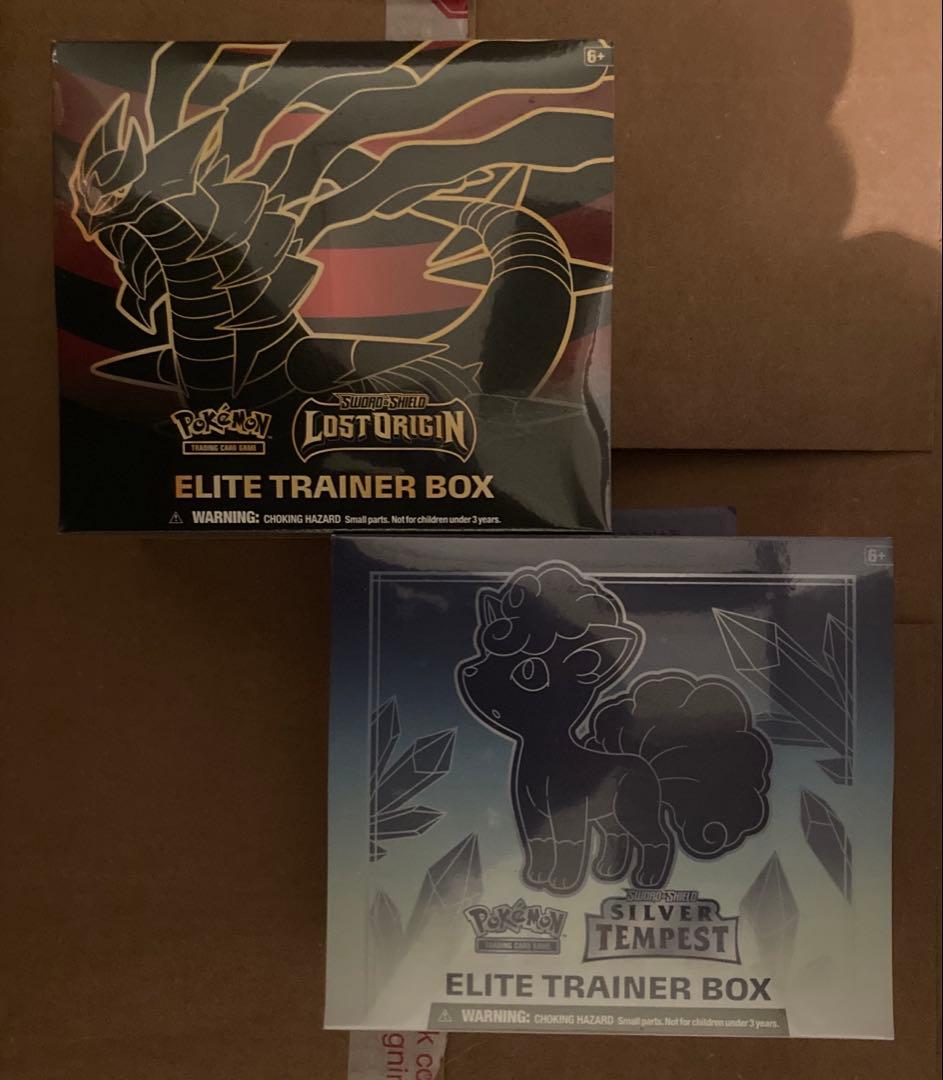 エリートトレーナーボックス　シルバーテンペスト　ロストオリジン　未開封　2box