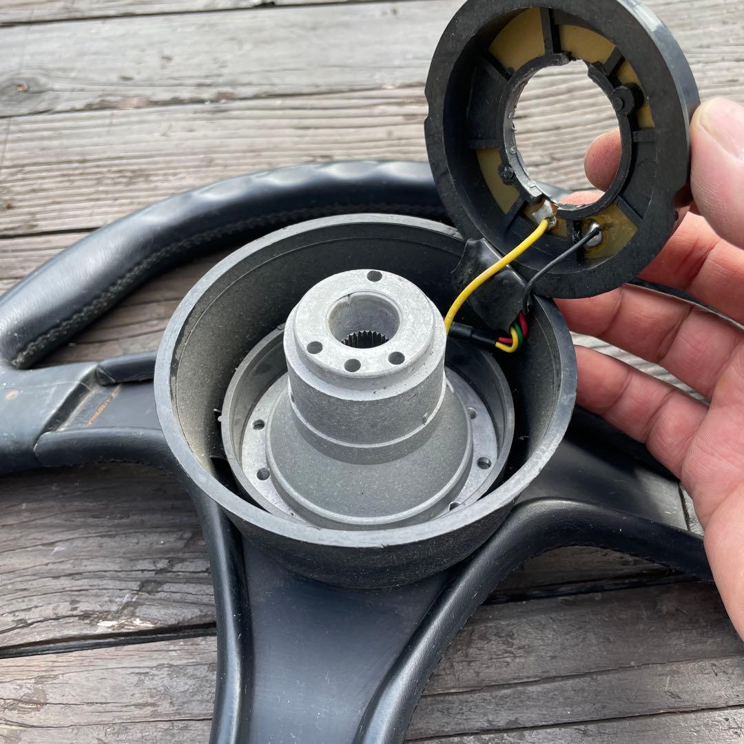 NARDI ブラックレザー ステアリング 3スポーク