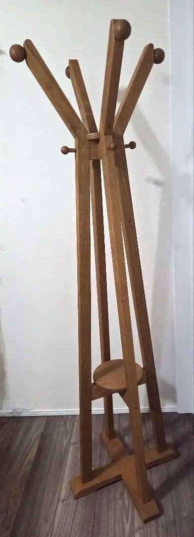 ポールハンガー　日本製　栗の木