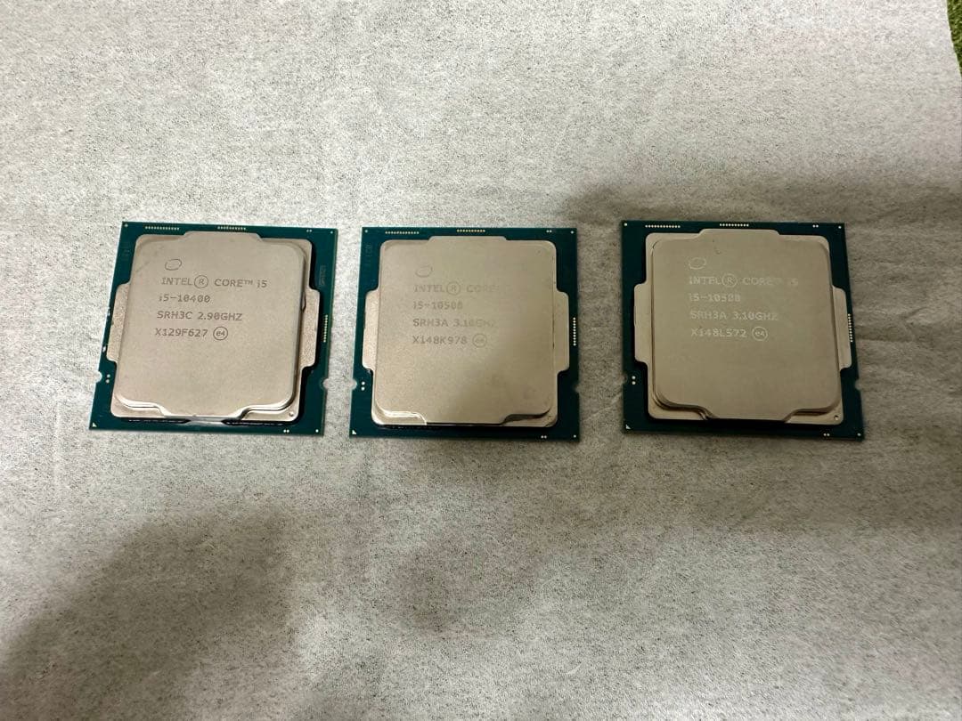 Intel Core i5 CPU 10500 2枚 10400 1枚セット