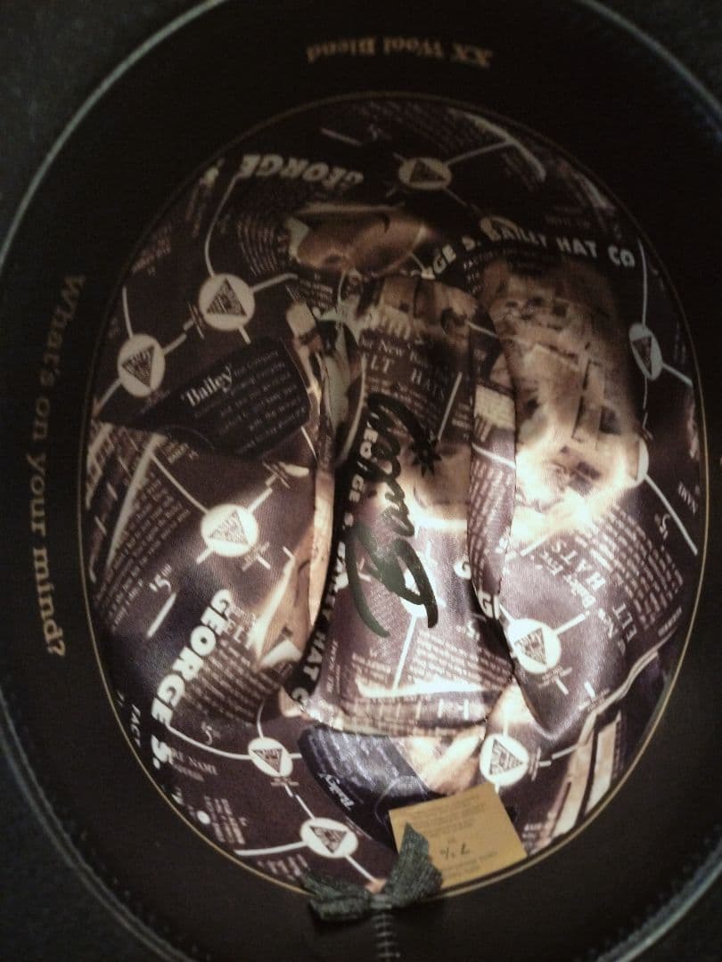 ウェスタンハット カウボーイハット ウール 硬めのフェルト ハット