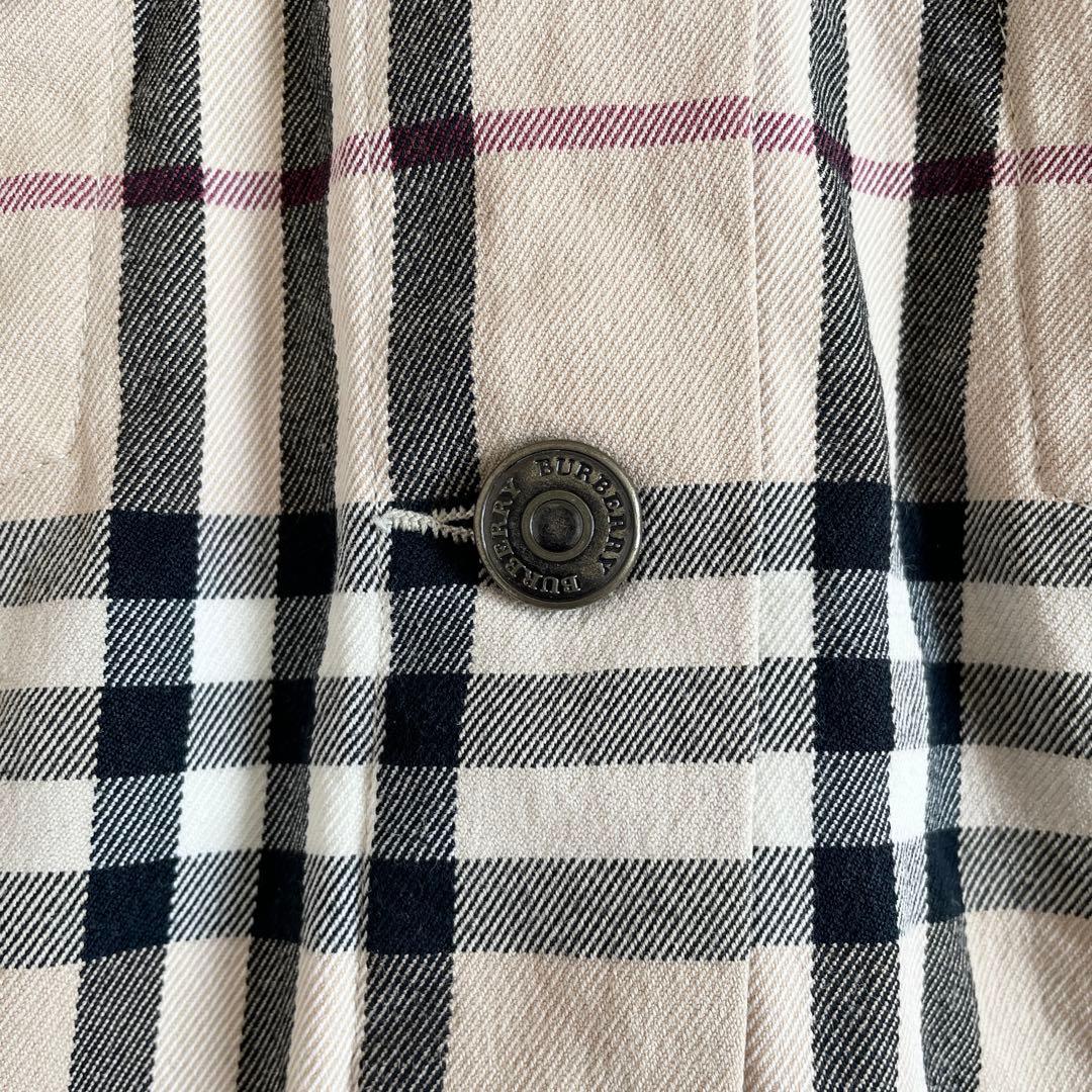 美品　大きいサイズXL　バーバリーロンドン　デニム　ジャケット　ノバチェック