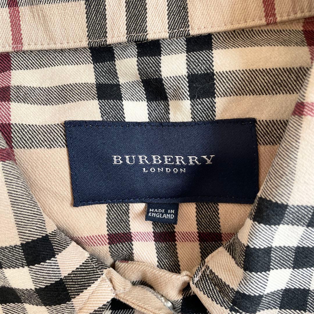 美品　大きいサイズXL　バーバリーロンドン　デニム　ジャケット　ノバチェック
