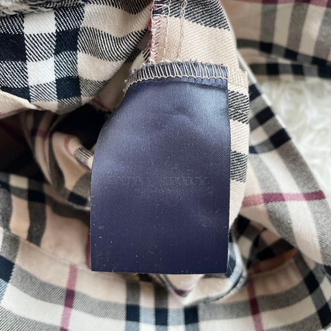 美品　大きいサイズXL　バーバリーロンドン　デニム　ジャケット　ノバチェック