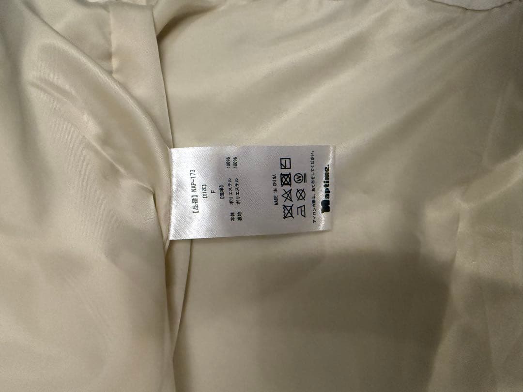 Naptime. コーチジャケット　ホワイト　美品