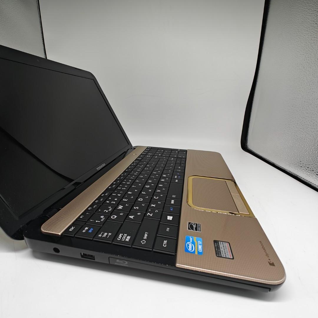 【東芝】T552 高性能i7 SSD256GB 8GB ゴールド ノートPC