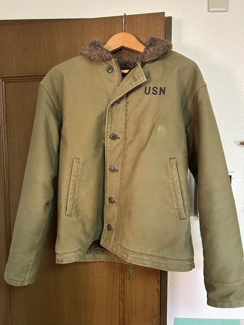 U.S. NAVY N1デッキジャケット　ヒューストン
