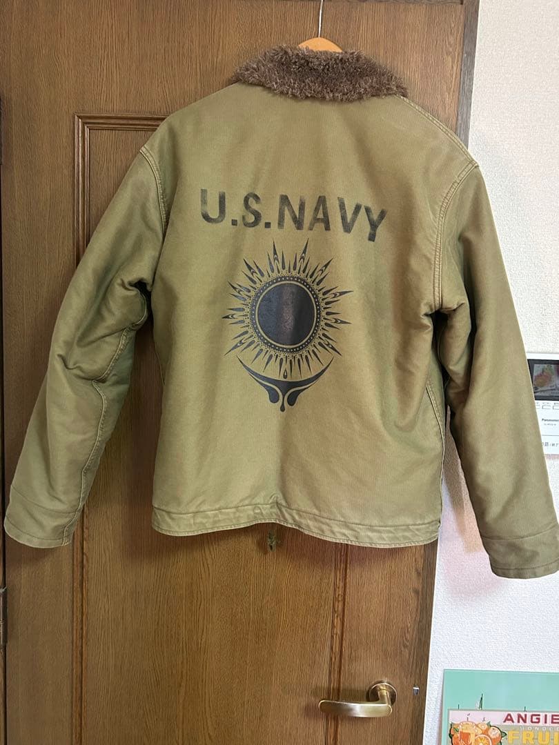 U.S. NAVY N1デッキジャケット　ヒューストン
