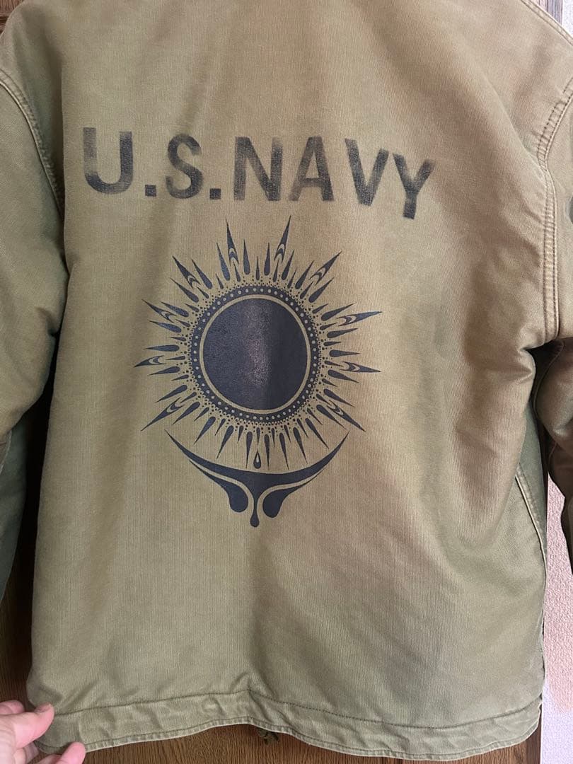 U.S. NAVY N1デッキジャケット　ヒューストン