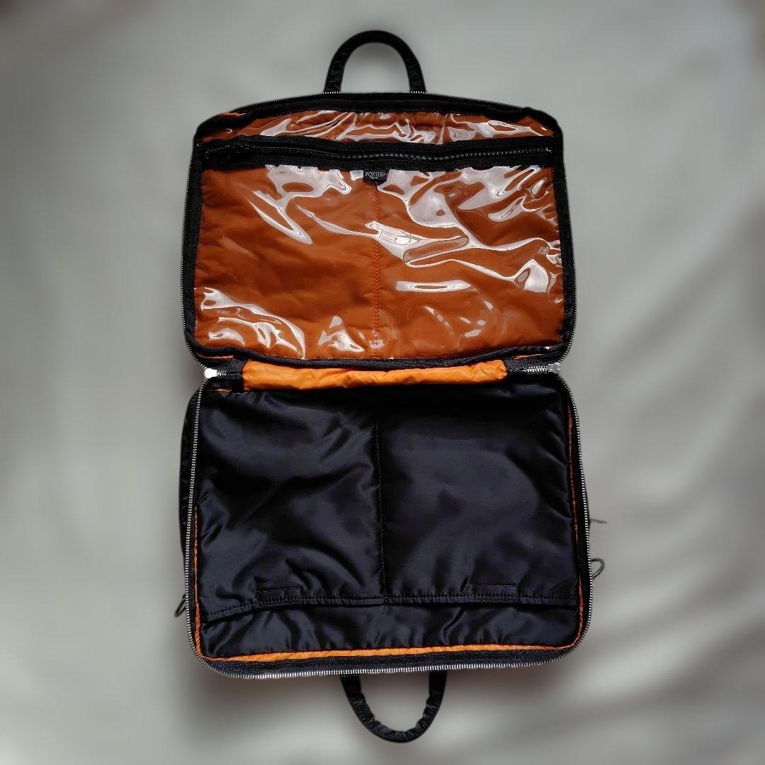 ポータータンカー　2Wayバック 黒 ナイロン バッグ ジッパー付き