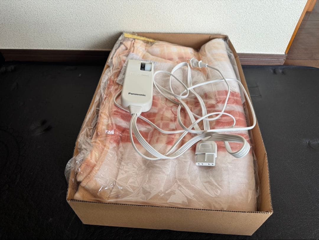 パナソニック　電気かけしき毛布　オレンジ