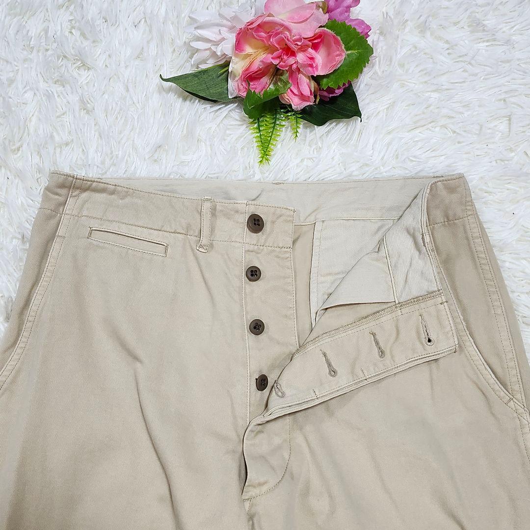 24SS☆初回分☆スピック&スパン　樋口かほりさんコラボ　チノワイドパンツ　40