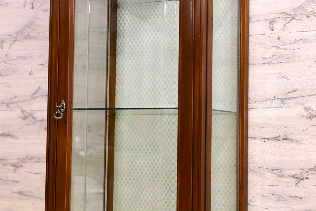 GMIS232○西洋 イタリア アンティーク 飾り棚 キャビネット リビング