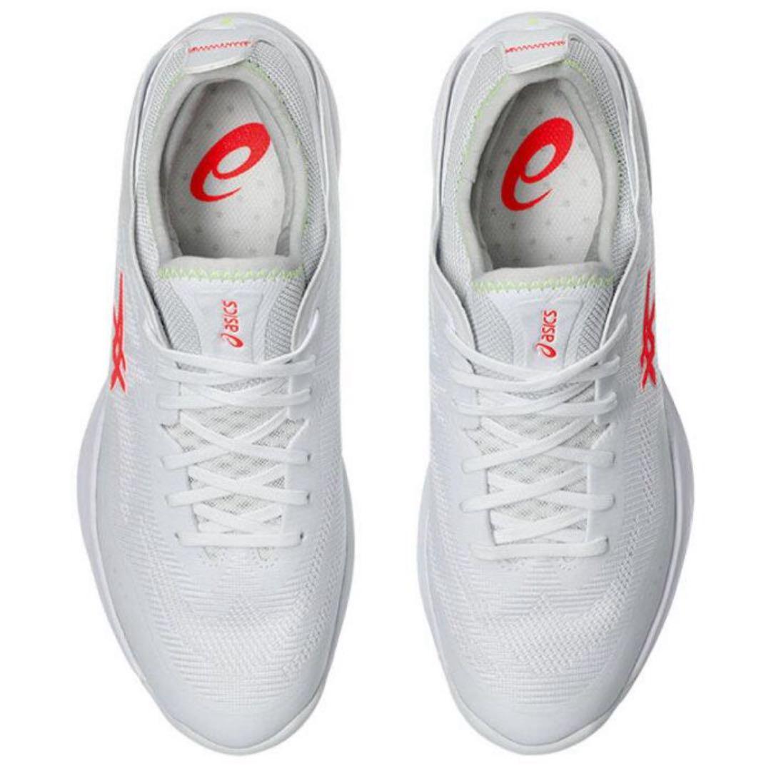 ASICS バスケットボールシューズ ホワイト/レッド