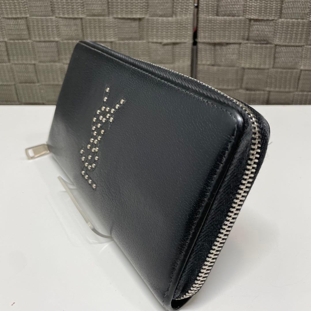 Ｒ*Ｅ様 YSL ストーン装飾 長財布 黒　カサンドラ