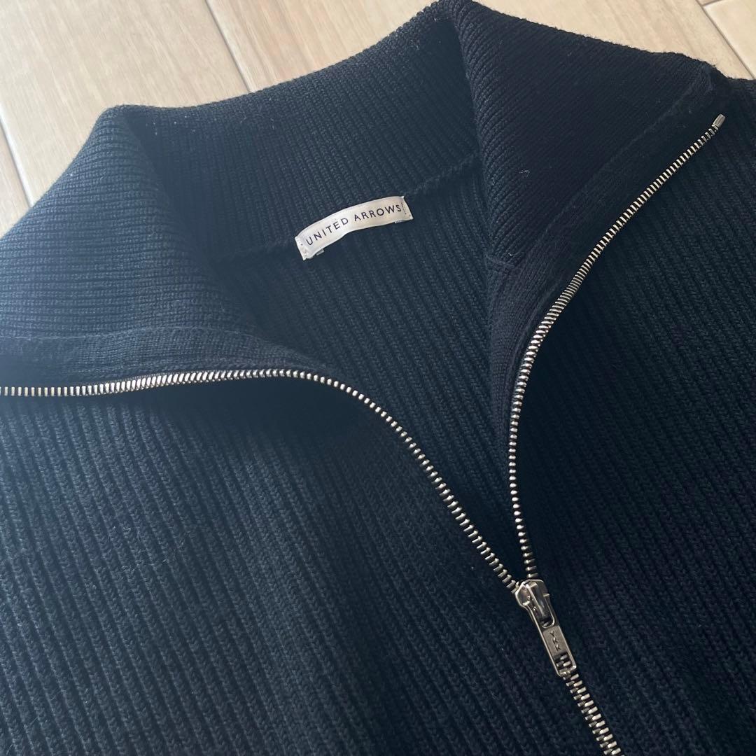 ユナイテッドアローズ　パタゴニアウール　ハーフジップニット