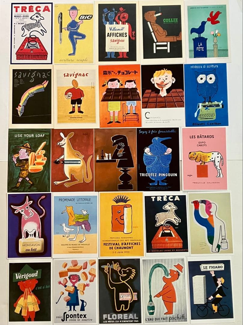 【希少】サヴィニャック/Savignac ポストカード　全69枚セット