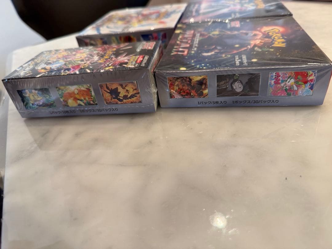 【新品未開封】ポケカ BOX 4種セット シュリンク付き（シャイニートレジャー他