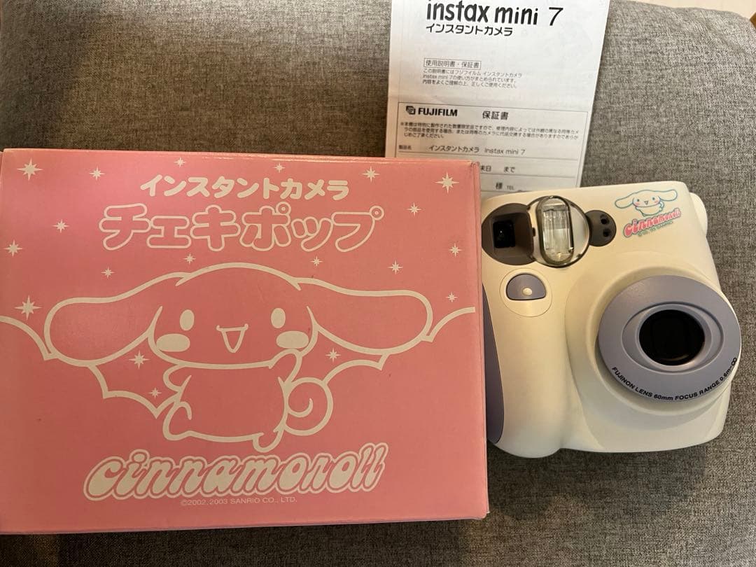 シナモロール インスタントカメラ チェキ
