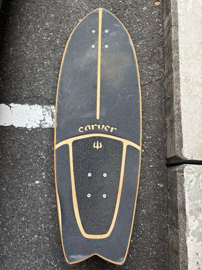 使用少　Carver アルメリックコラボ　サーフスケートボード