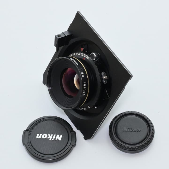 ニコン NIKKOR AM ED 120mm F5.6 凹みボード