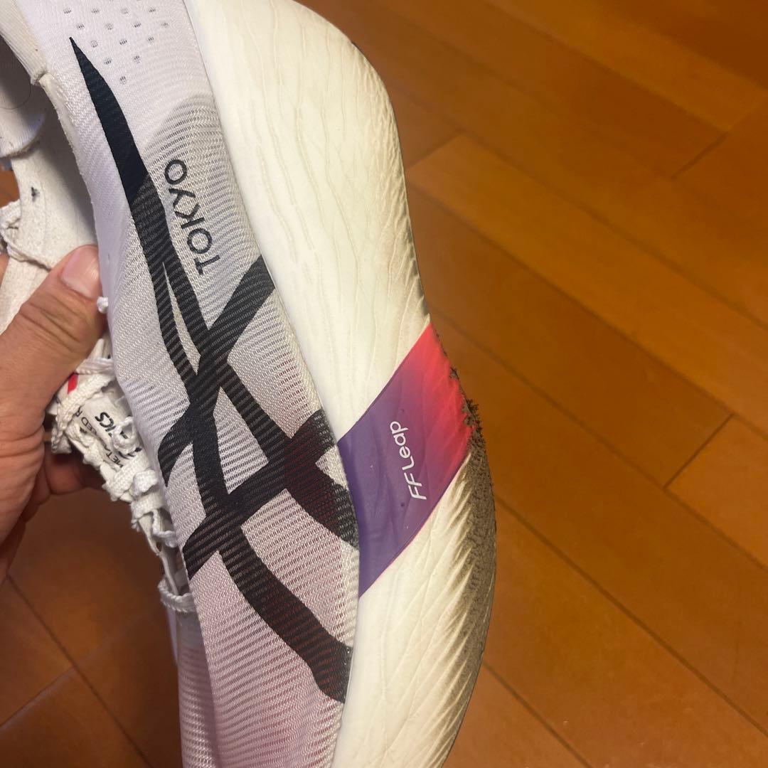 asics SPEED RAY 26.5cm ホワイト マラソン 究極