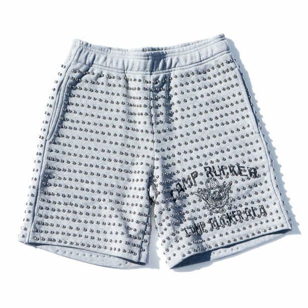 PRAYING グレー スタッズ ショートパンツ Mサイズ