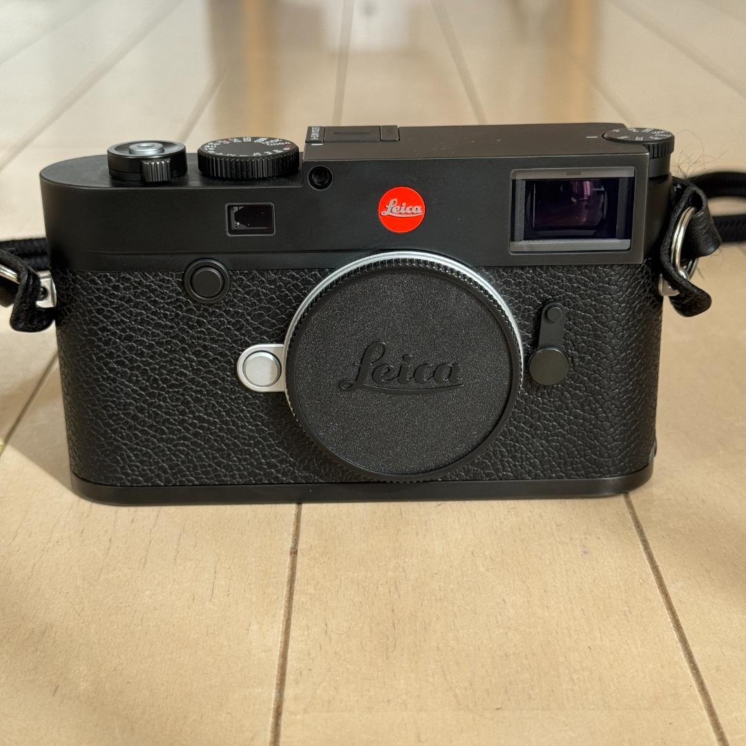 【良品】Leica M10-R ブラッククローム バッテリー2個 ストラップ付