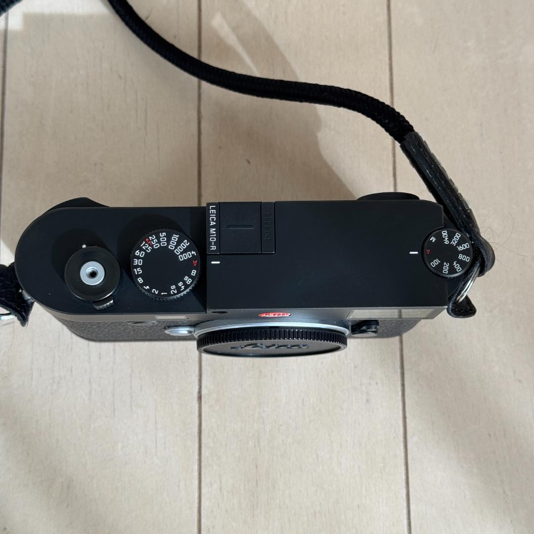【良品】Leica M10-R ブラッククローム バッテリー2個 ストラップ付