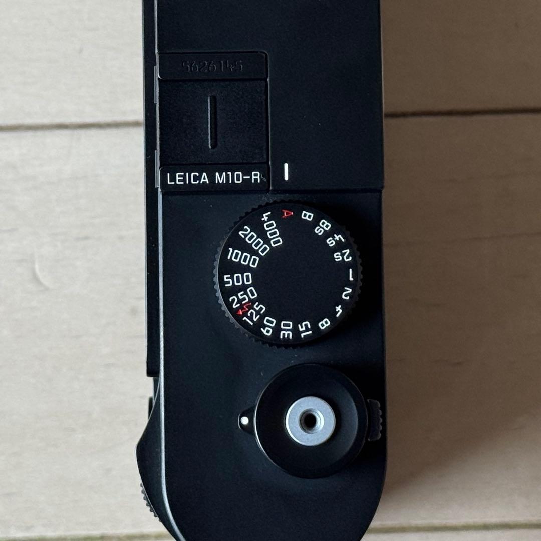 【良品】Leica M10-R ブラッククローム バッテリー2個 ストラップ付