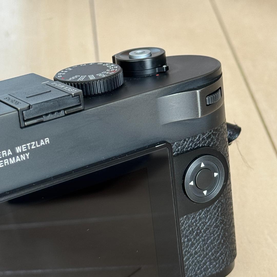 【良品】Leica M10-R ブラッククローム バッテリー2個 ストラップ付