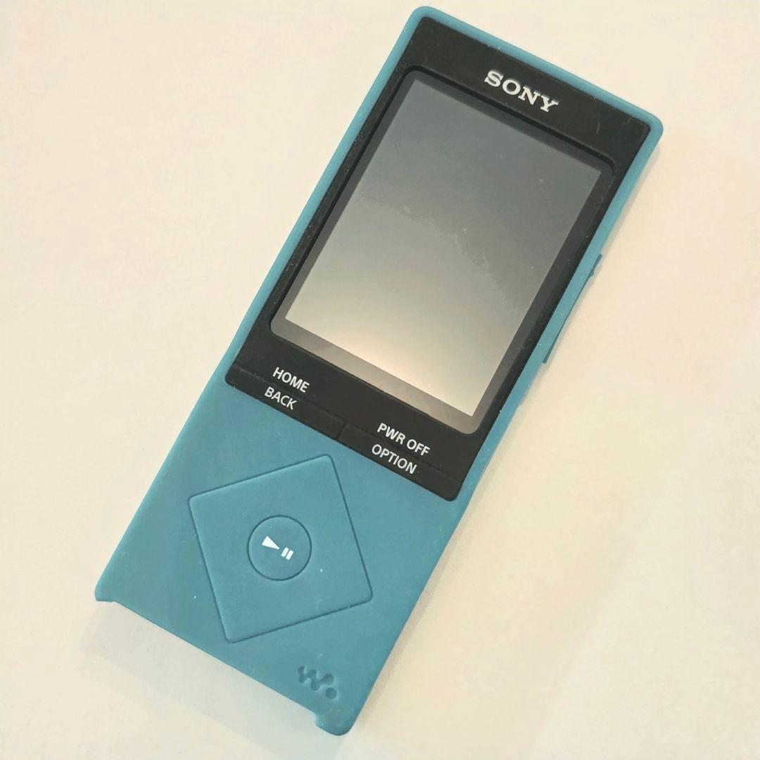 美品＊SONY ソニー ウォークマン NW-A26 ビリジアンブルー ケース付き