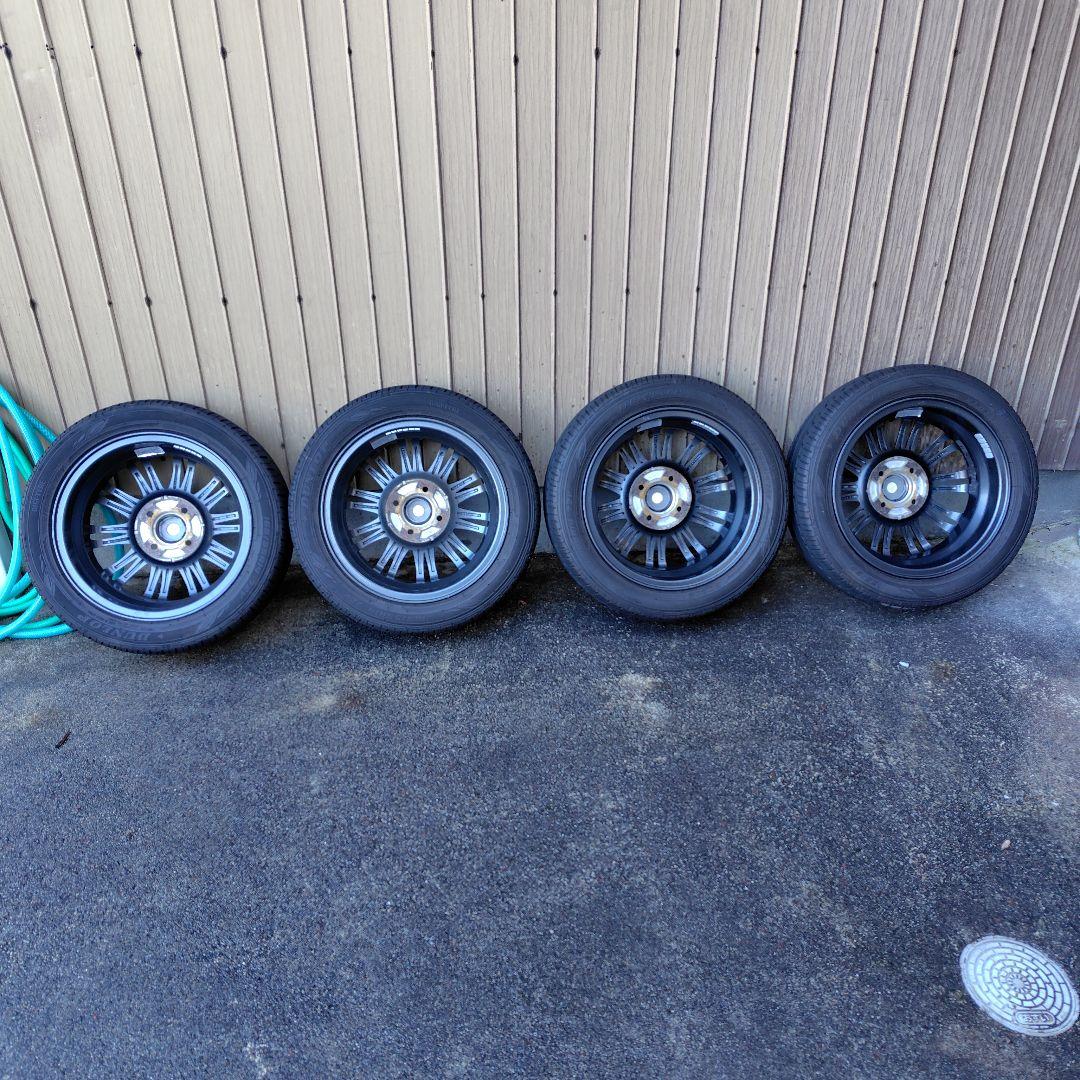 軽自動車用14インチアルミホイールサマータイヤ付。バリ溝美品。