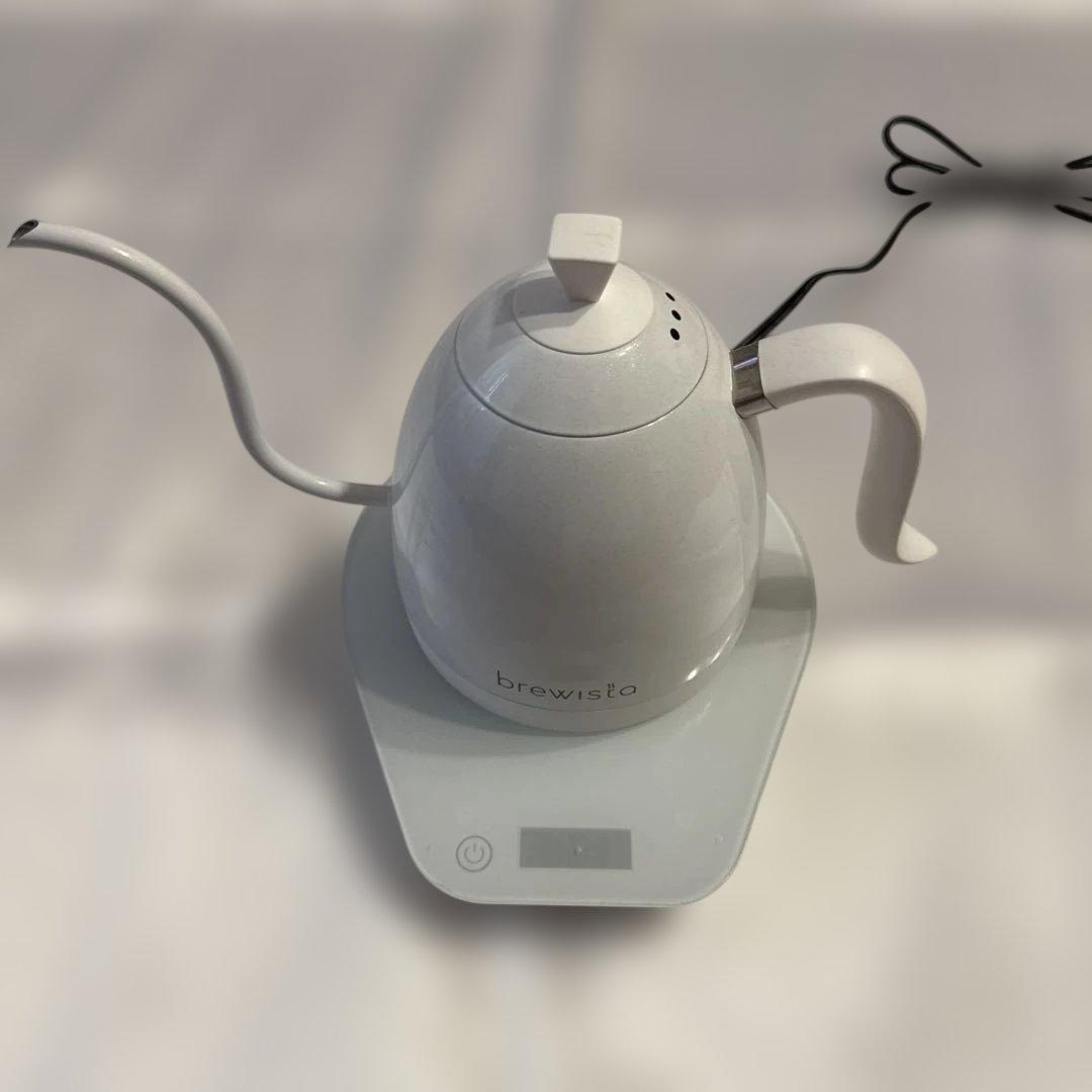 brewista 電気ケトル ホワイト 温度調整機能付き