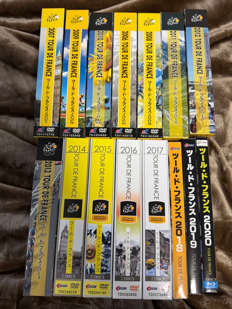 ツールドフランスDVD2006~2018 Blu-ray2019、2020セット