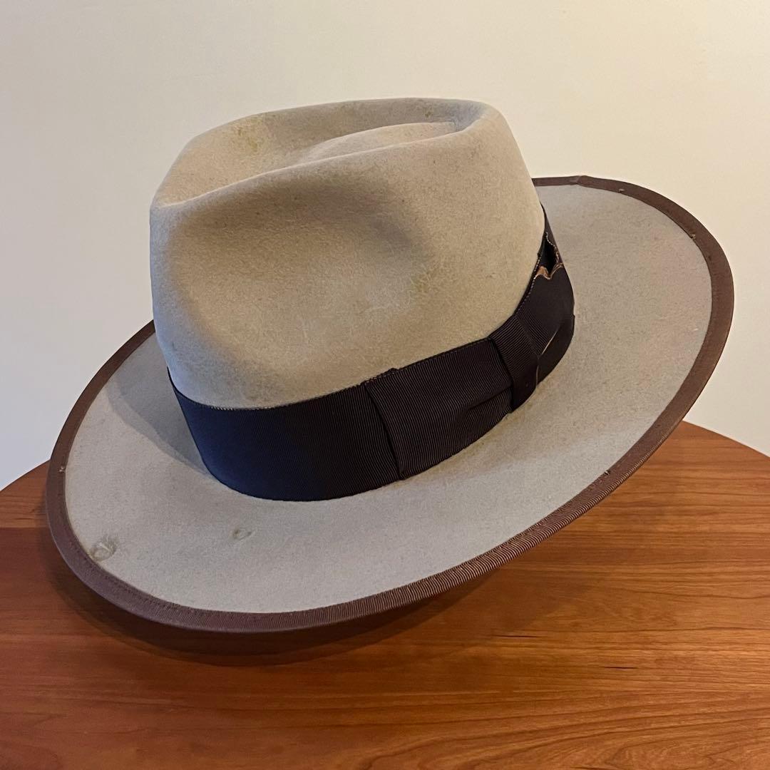 STETSON VINTAGE FINISH SE999 59cm ベージュ