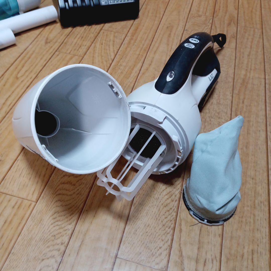 マキタ18V充電式クリーナCL181FD純正バッテリー、急速充電器、サイクロン付